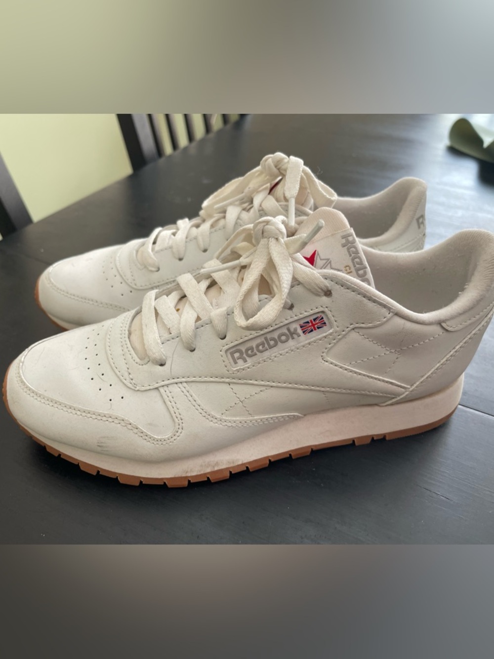 Reebok Women's Sneakers in White with Gum Outsole